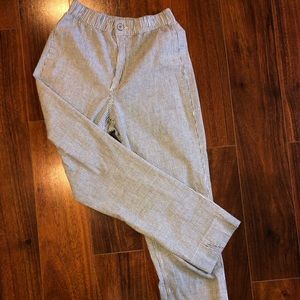 Brandy Melville High waisted striped pants